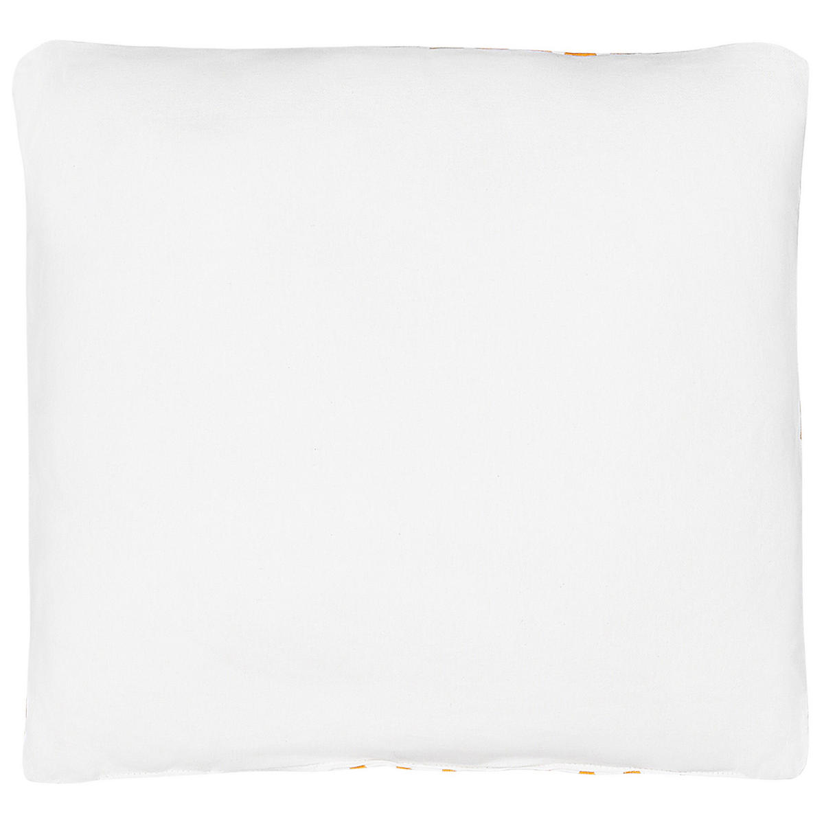 DEKOKISSEN Orange 40/40 cm Radzkot - Orange, Naturmaterialen/Textil (40/40cm) - Beliani