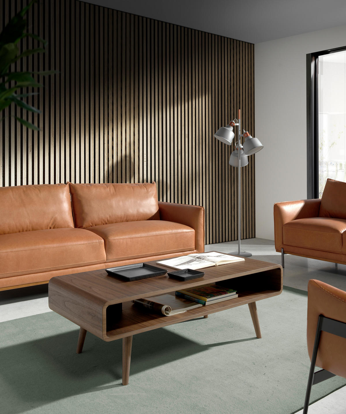 COUCHTISCH Rechteckiger Couchtisch aus Nussbaumholz 120/60/43 cm - Nussbaumfarben, Holz (60/120/43cm) - ANGEL CERDA