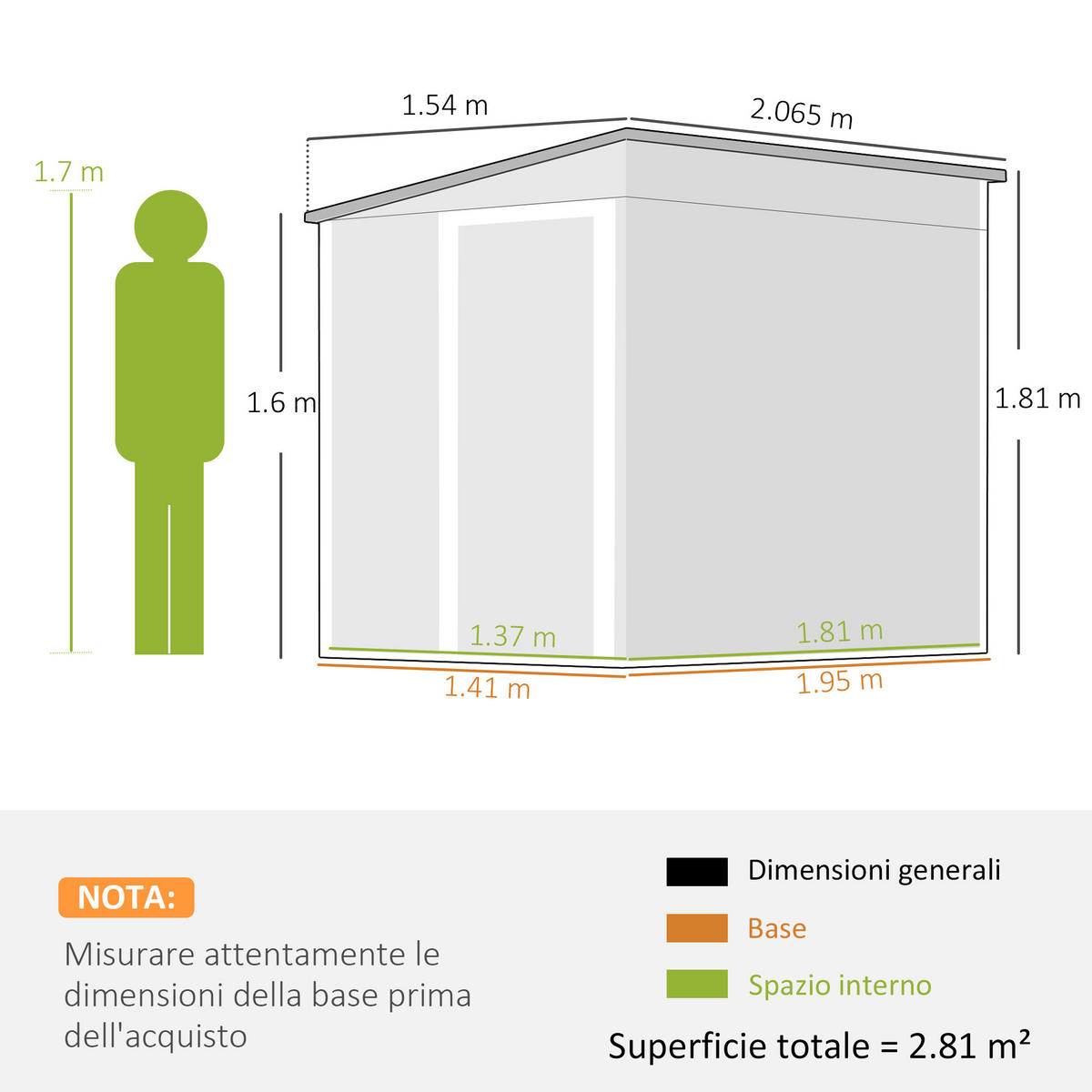 GARTENHAUS Weiß 1 Stück - Weiß, Kunststoff/Metall (154/181/206.5cm) - GiPP