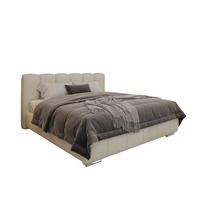 POLSTERBETT Zaira 180x200cm – Elegantes Polsterbett für modernen Wohnstil , ohne matratze, creme - Creme, Holz (160/200cm) - Homesy