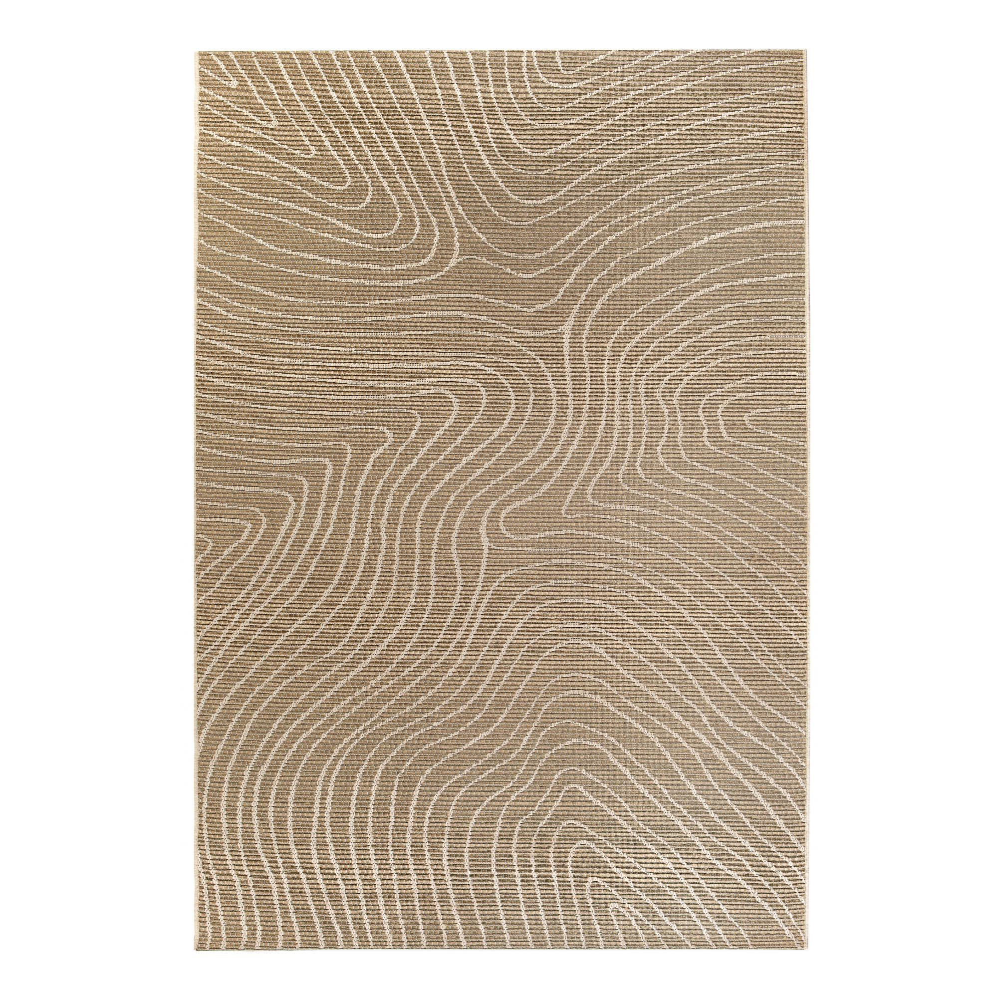 OUTDOOR-TEPPICH Alberta 2 leinen 200 x 290 cm - Braun, Textil (200/290cm) - Vivaraise