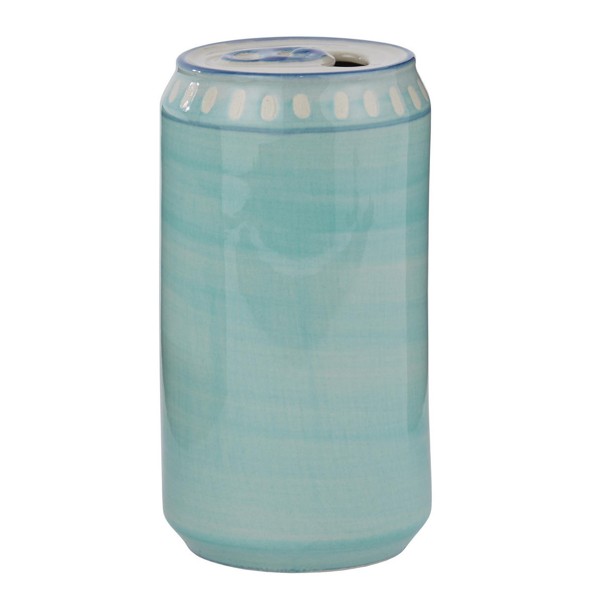 VASE Beverage "Dose" - Blau, Keramik (12cm) - Butlers