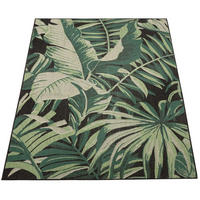 OUTDOOR-TEPPICH OSTENDE 551 SCHWARZ 160X230 - Schwarz, Textil (160/230cm) - Paco Home