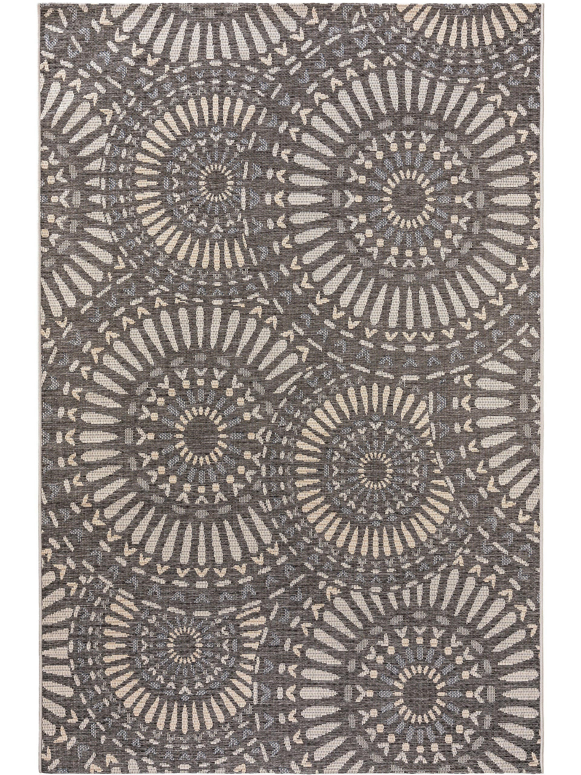 OUTDOORTEPPICH River Blau 100x150 cm - Blau, Textil (100/150cm) - benuta Nest