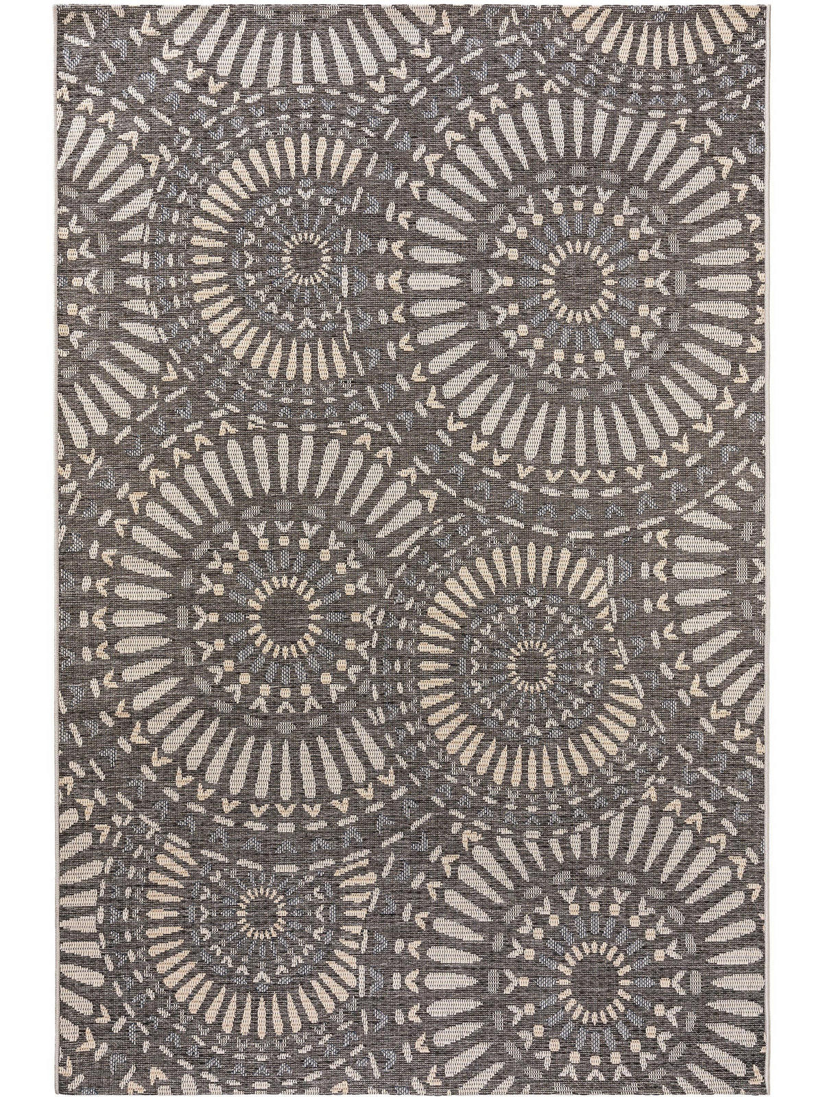OUTDOORTEPPICH River Blau 100x150 cm - Blau, Textil (100/150cm) - benuta Nest