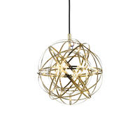 LED-HÄNGELAMPE Atom Goldfarben Ø 30cm - Goldfarben, Metall (30/30/30cm) - s.luce