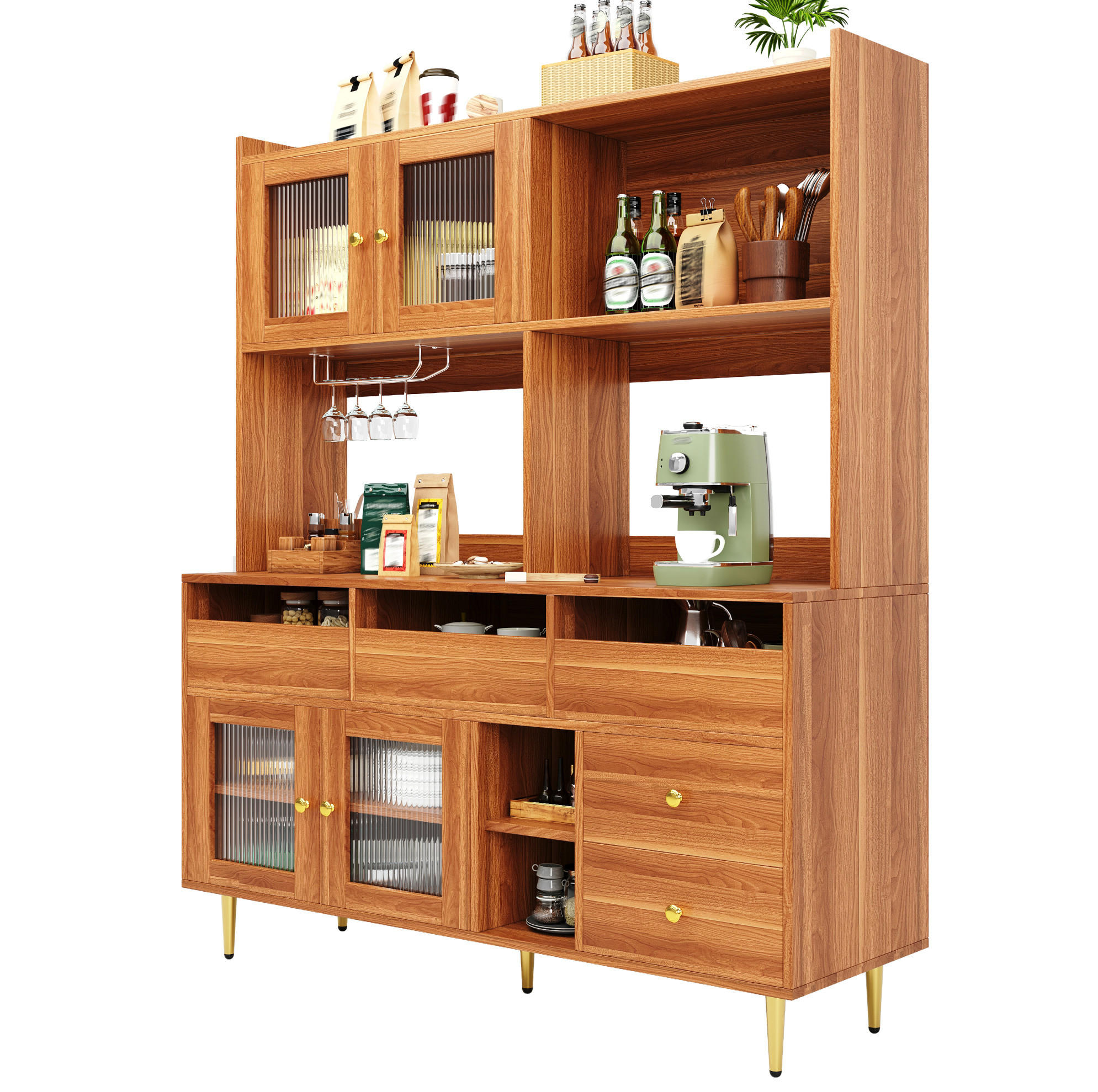Meubliv Buffet Braun 39x171x145 cm