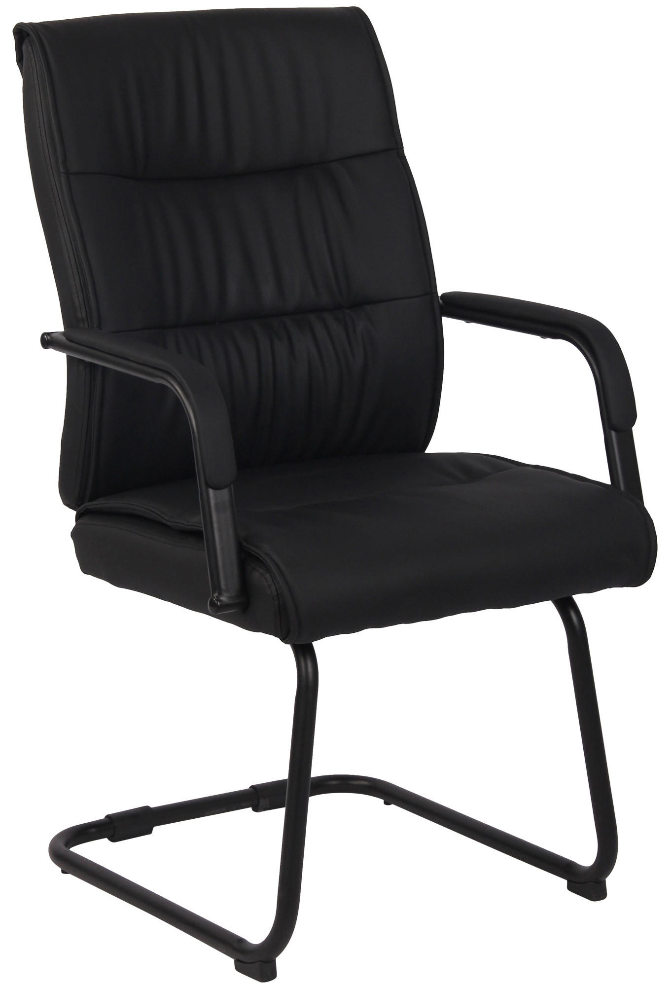 SCHWINGSTUHL Lederlook schwarz/schwarz - Chromfarben/Schwarz, Textil/Metall (58/100/66cm) - CLP