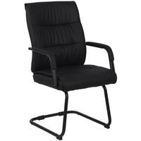 SCHWINGSTUHL Lederlook schwarz/schwarz - Chromfarben/Schwarz, Textil/Metall (58/100/66cm) - CLP
