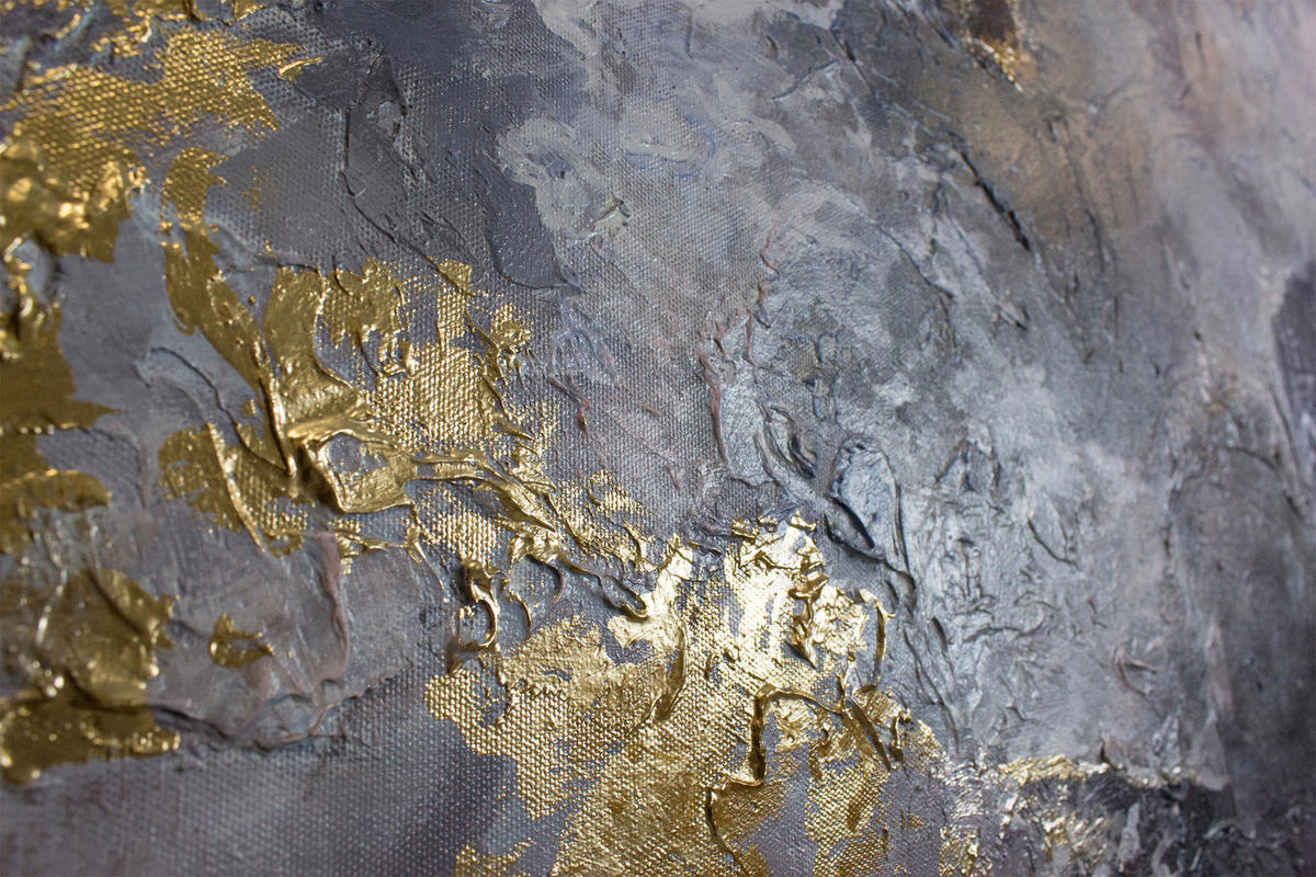 GEMÄLDE Renaissance auf Keilrahmen 120x80 cm - Goldfarben, Holz (120/80cm) - YS-art gallery