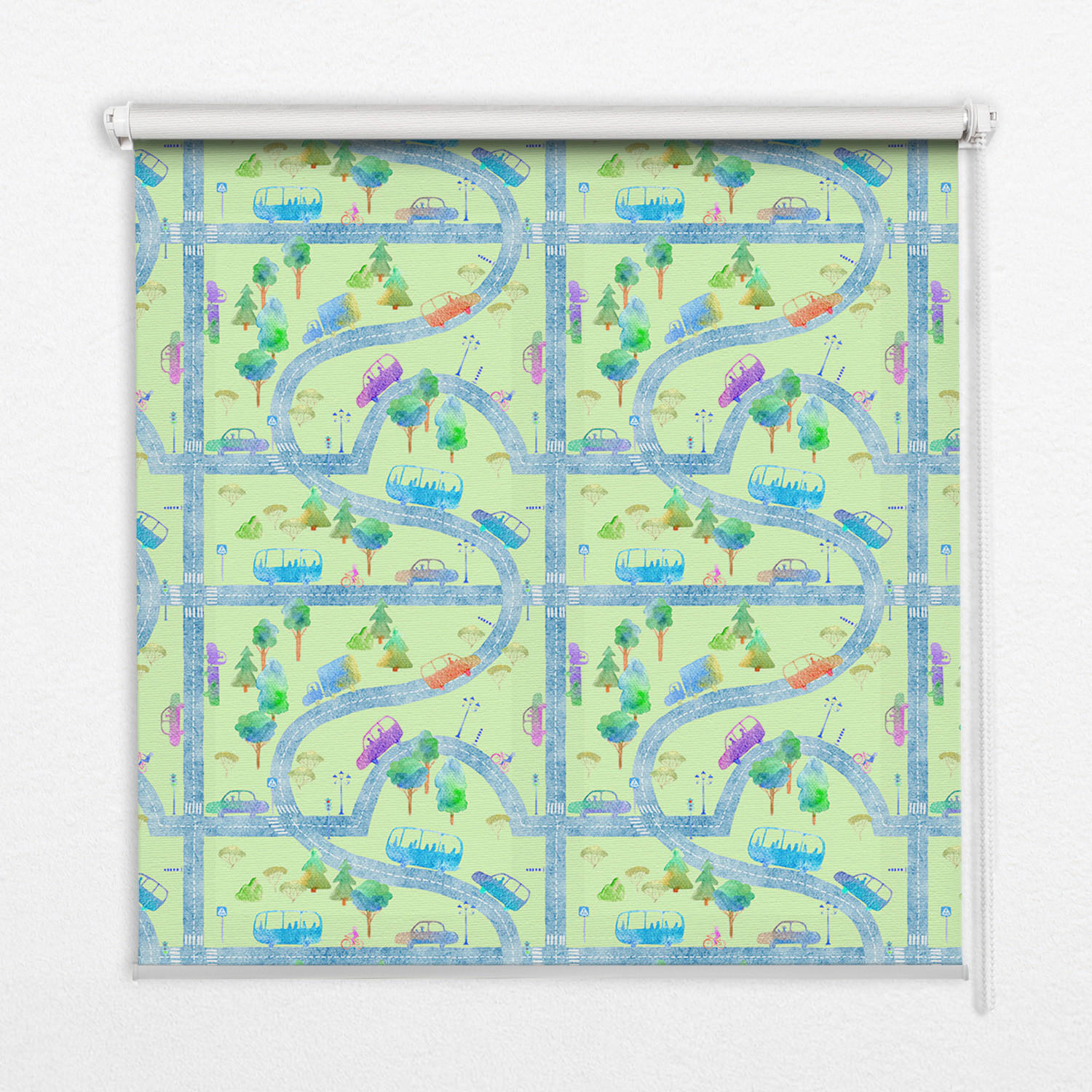 TULUP VNITŘNÍ roleta - okenní roleta - roleta - 130x140 cm - Ulice