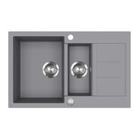 UMYVADLO Seattle Šedá - šedá, keramika (80/20/50cm) - Bergstroem