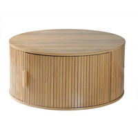 COUCHTISCH mit stauraum - ernest 75/75/35,5 cm - Eschefarben, Holzwerkstoff (75/75/35.5cm) - Calicosy