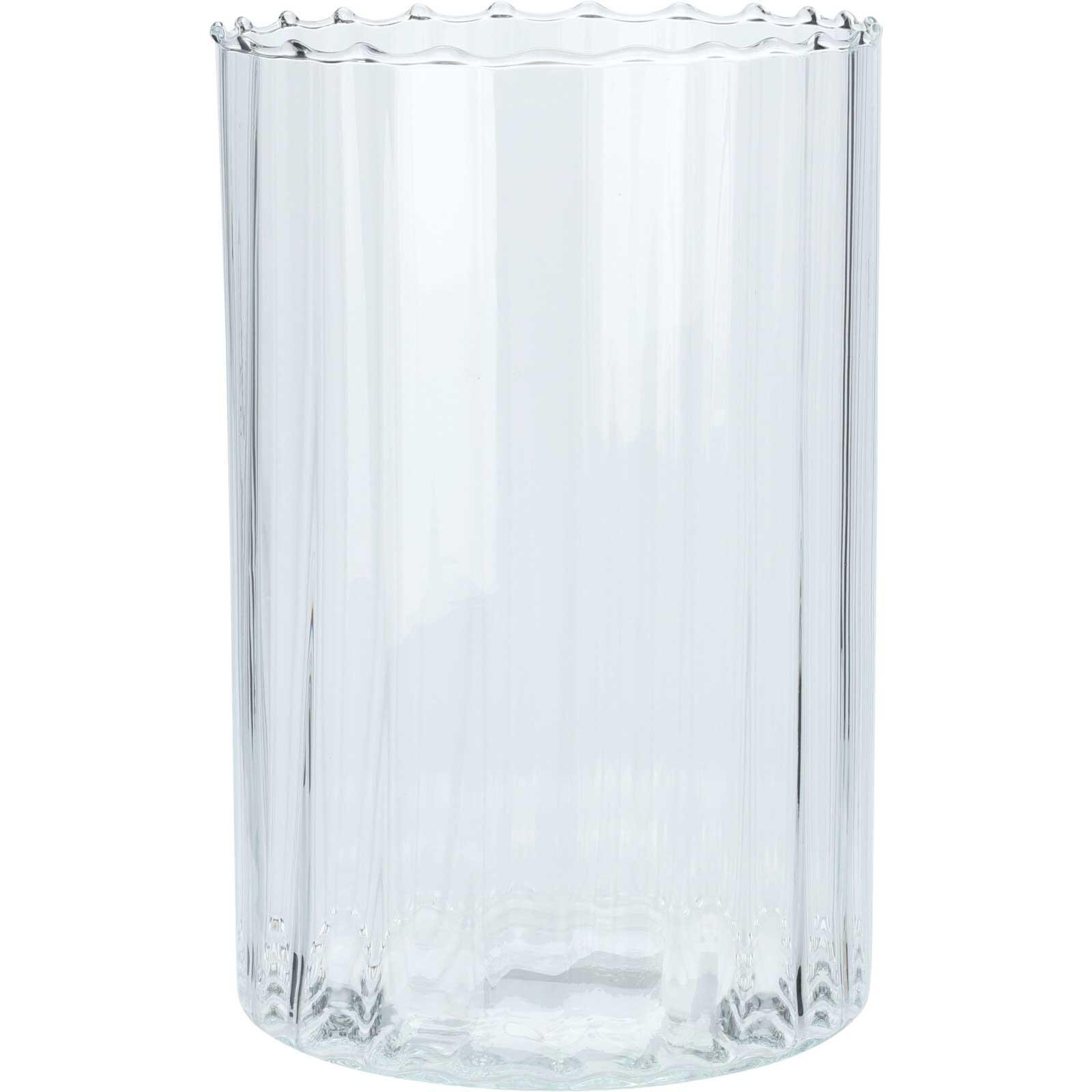 GLASVASE 18/18/28 cm - Transparent, Glas (18/28cm) - Home Styling Collection
