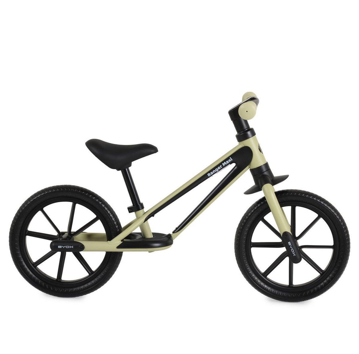 LAUFRAD Ranger Maxi 12 Zoll grün EVA-Reifen Metallrahmen Sitzhöhe verstellbar - Grün, Metall (89/37/54cm)