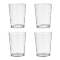 GLÄSER-SET Byron 4er Set Wasserglas - Klar, Kunststoff - Ladelle