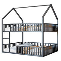 ETAGENBETT Metall Schwarz 90/140x200 cm 2-tlg. - Schwarz, Metall (90/200cm) - ComfortXL