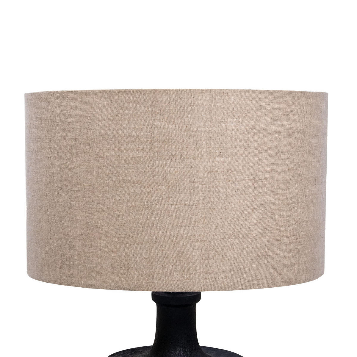 TISCHLAMPE aus Holz 40cm, schwarz - Schwarz, Holz (40/40/70cm) - Giga Meubel