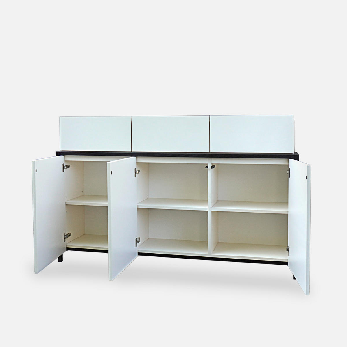 HOLZKOMMODE auf Beinen BOSTON I - Eichefarben, Holz (155/100/35cm) - Rawood Furniture