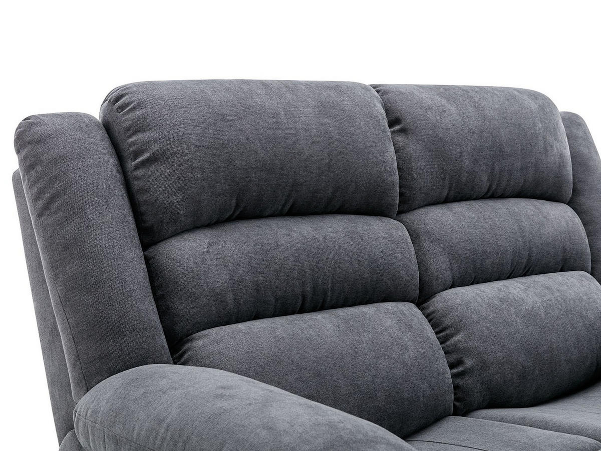 RELAXSESSEL - 1 Person - stoff - grau Burolo - Grau, Textil (92/103/95cm) - Vente-Unique