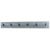 GARDEROBENPANEEL Linea Avola-Anthrazit - Anthrazit, Holzwerkstoff (110.5/14.5/3.5cm) - Vladon