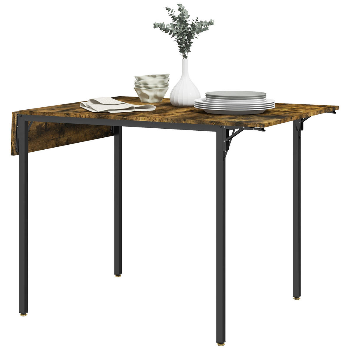 ESSTISCH Braun 1 Stück - Braun, Kunststoff (120/79/79cm) - GiPP