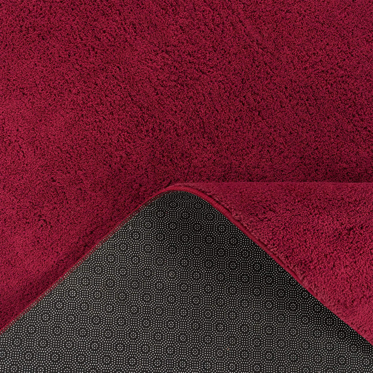 KURZFLORTEPPICH 120/120 cm Cadiz 630 - Rot, Kunststoff (120/120cm) - Paco Home