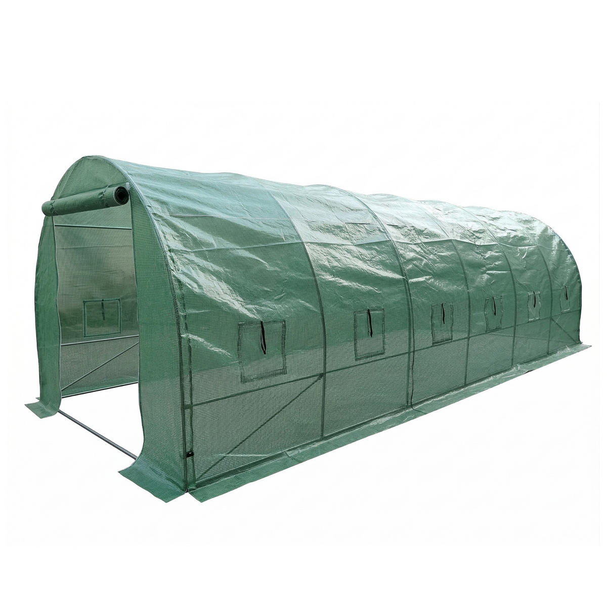 FOLIE FÜR GARTENFOLIENTUNNEL Vana 6 x 3 m - Grün, Kunststoff (300/200/600cm) - EDENIA