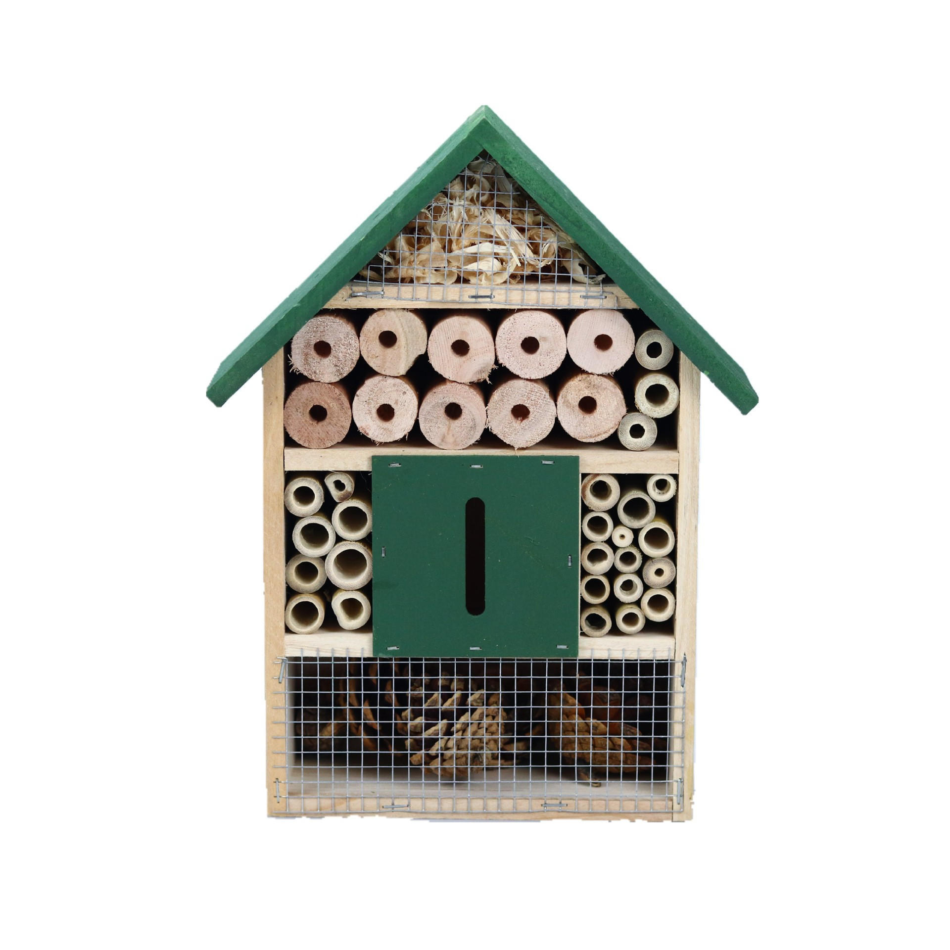 INSEKTENHOTEL 22.5/9/29 cm - Multicolor, Holz (9/29/22.5cm) - Authentics