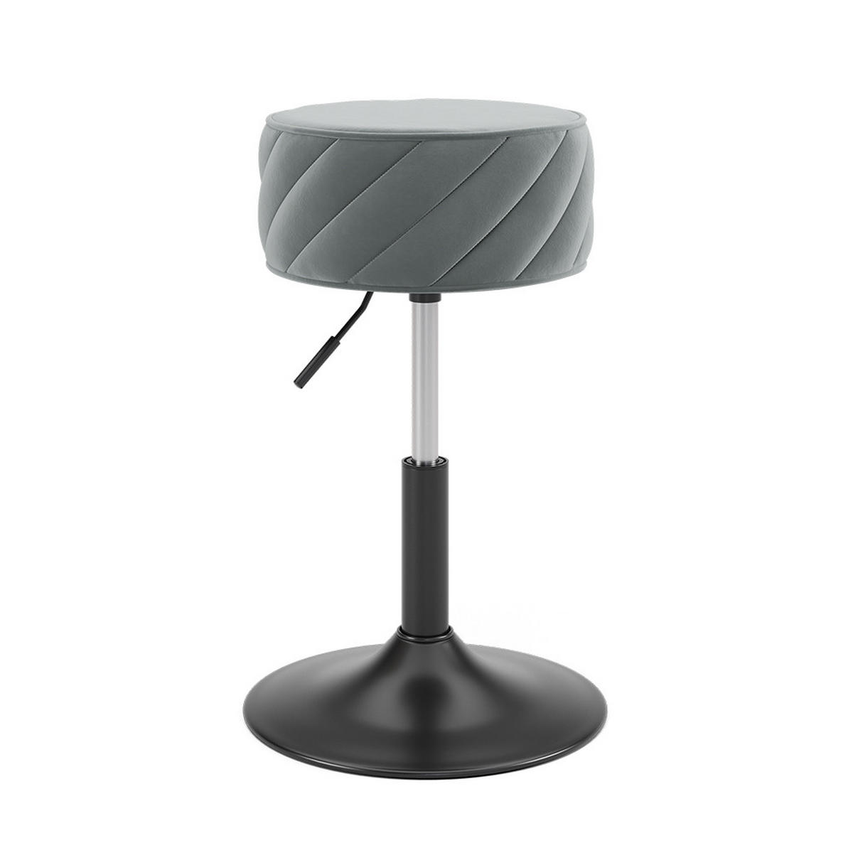 HOCKER Cherio Grau 35 x 50.5 cm - Grau, Textil (35/50.5/38.5cm) - Vicco