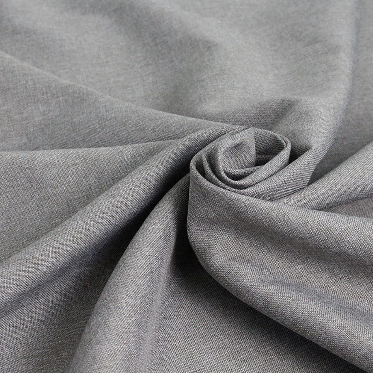 DUSCHVORHANG Polyester 100/180 cm Wasserabweisend Knitterfrei - Grau, Kunststoff (100/180cm) - MCBOSON