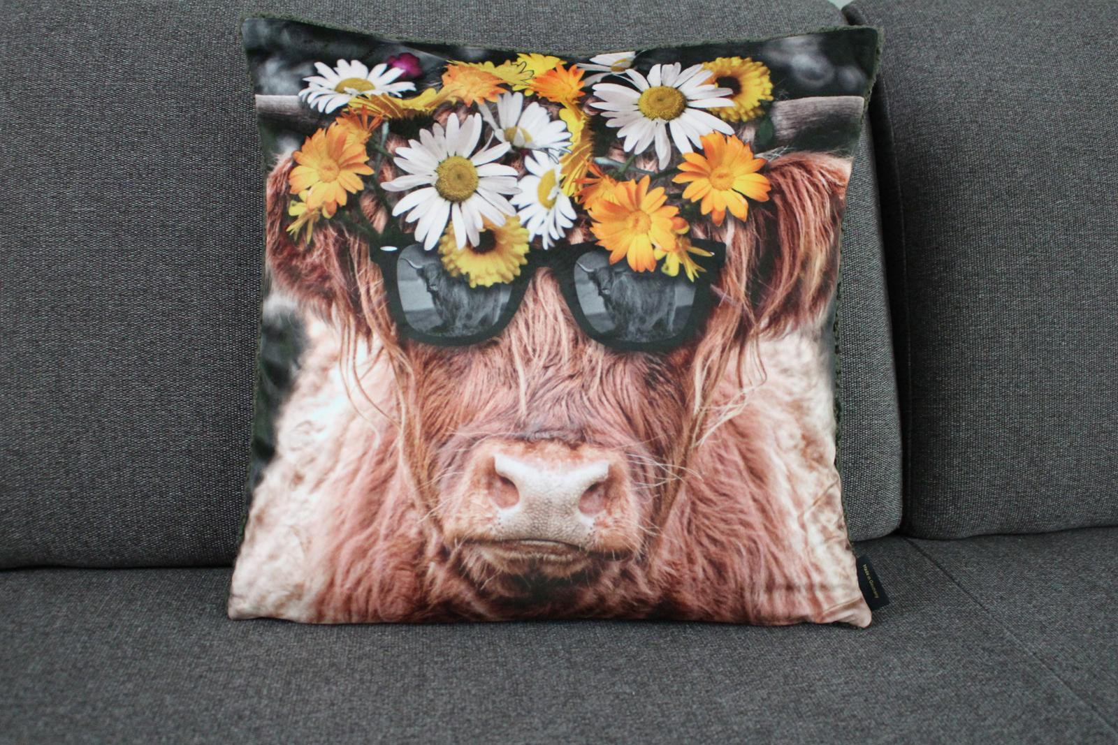 KISSENHÜLLE EL TORO - Multicolor, Textil (45/45cm) - Yve! decoration