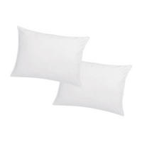 KOPFKISSEN 2er-Set Memory Schaum - 750 gr - 50 x 70 cm - Baumwollperkal - Weiß - AUXENCE - Weiß, Textil (70/50cm) - Vente-Unique