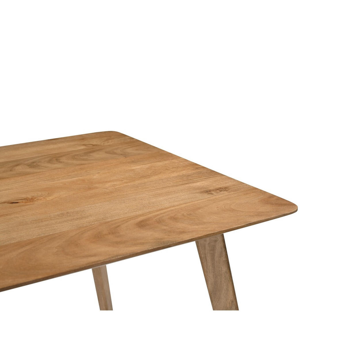 ESSTISCH aus Mangoholz 160cm, natürlich - Hellbraun, Holz (160/90/76cm) - Giga Meubel