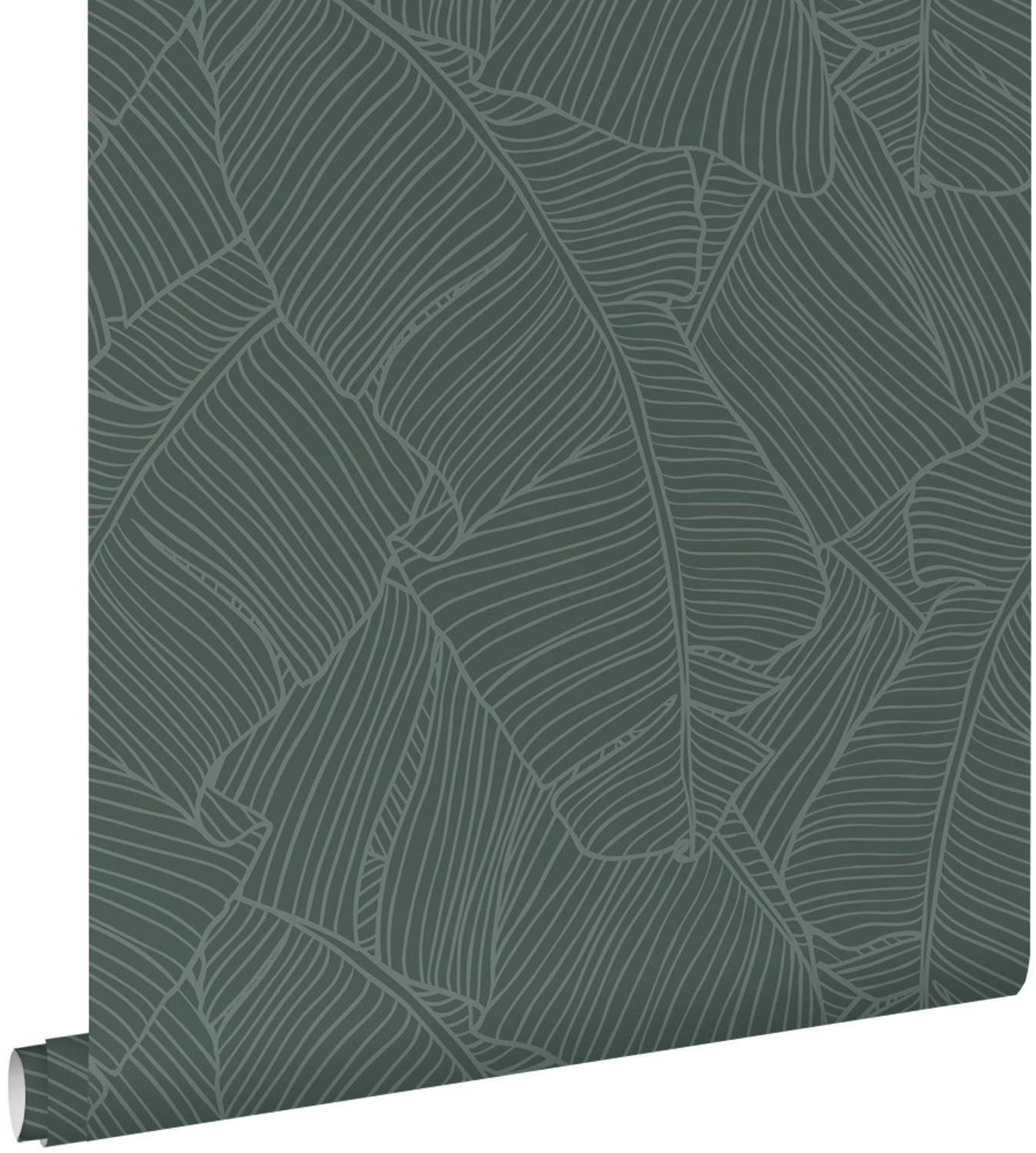 TAPETE Blätter 50 x 900 cm - Grün, Papier (50/900cm) - ESTAhome