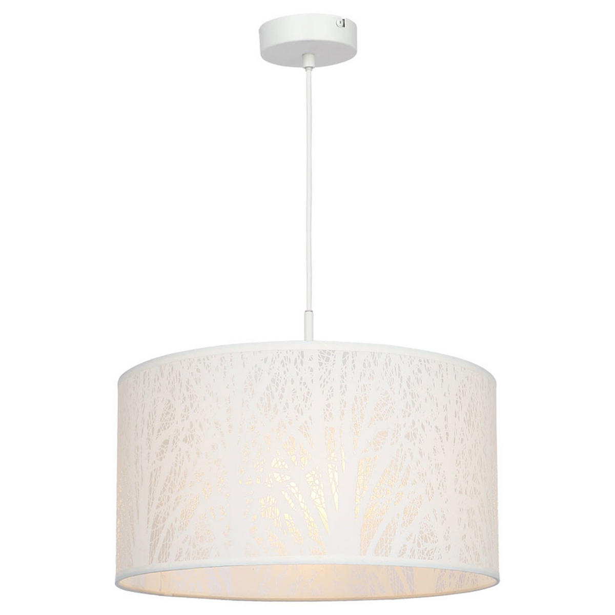 LED HÄNGELEUCHTE PINNI Metall Weiß - Weiß, Metall (38/38/120cm) - Globo Lighting