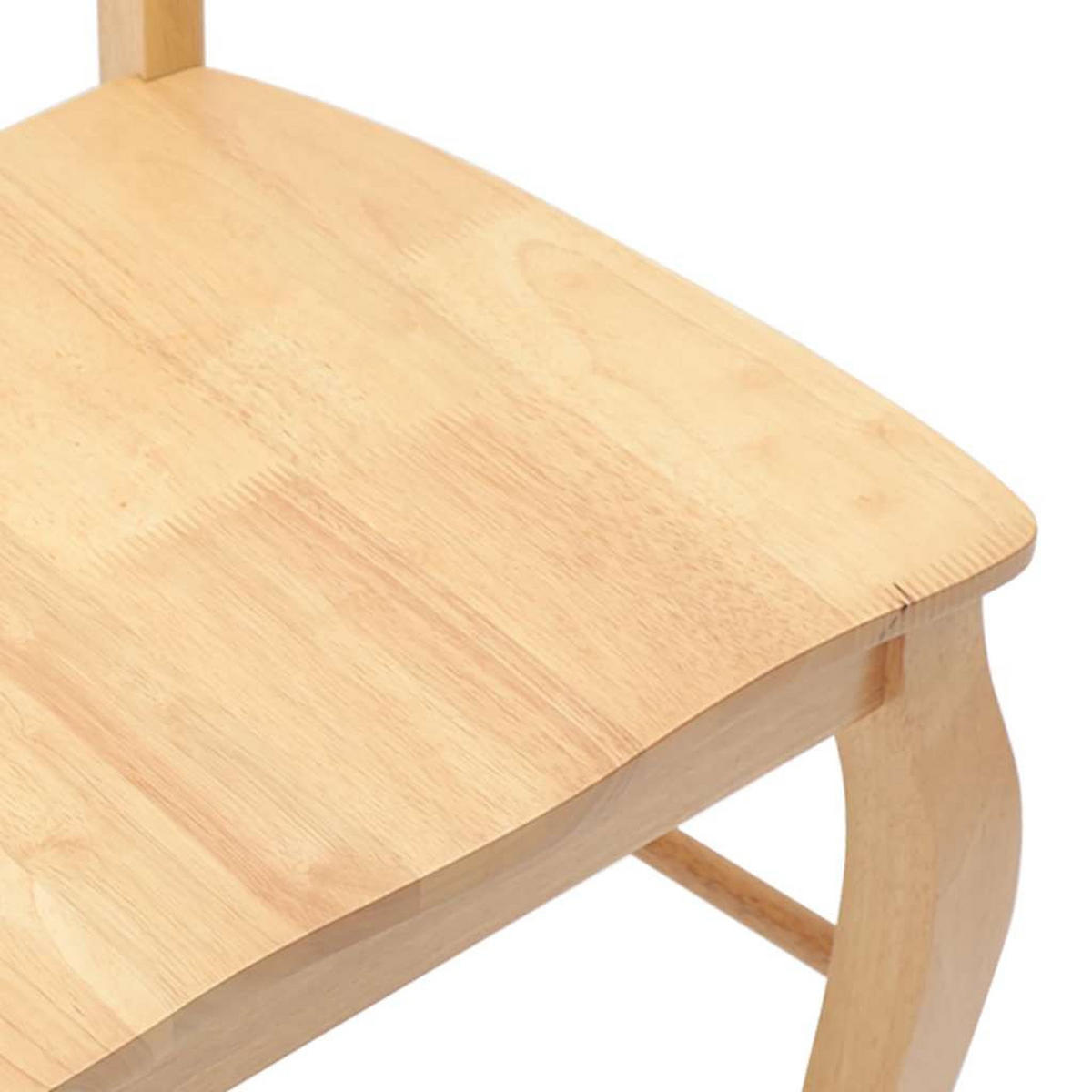 ESSZIMMERSTÜHLE Resz 2er-Set Hellbraun - Hellbraun, Holz (48/99/53.5cm) - DELUKE