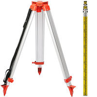 LASERSTATIV 1,65m Aluminium Schwarz Stab-Set 5m - Weiß, Metall (10/10/500cm) - Kaket