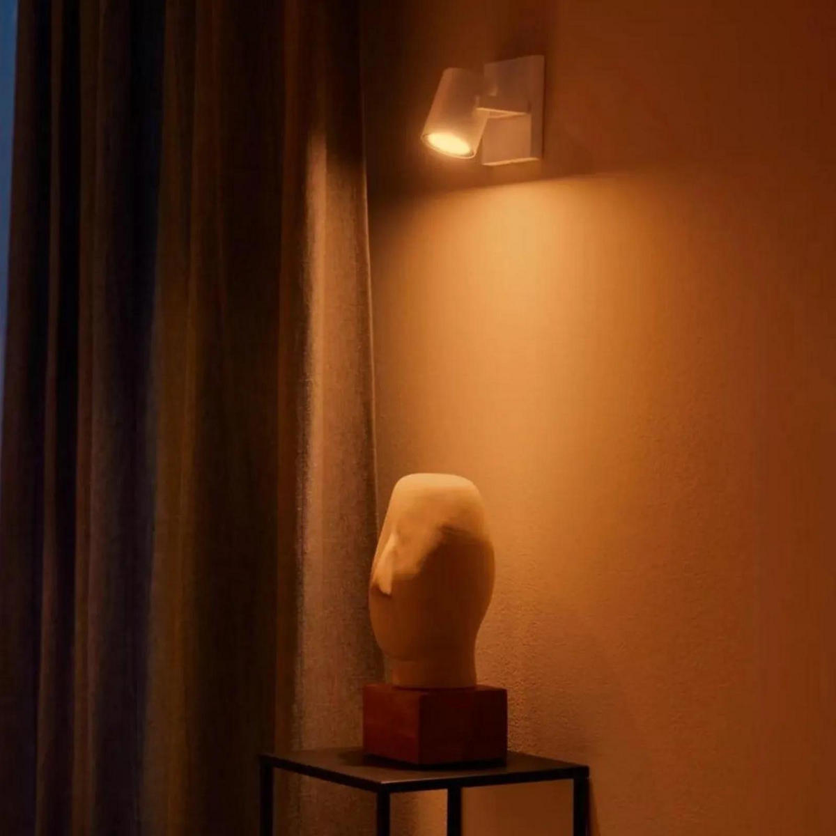 DECKENLEUCHTE Argenta Weiß - Weiß, Metall (9/9/12.6cm) - Philips HUE