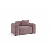 SESSEL Megan In Poso - Altrosa, Holzwerkstoff/Textil (145/75/98cm) - Fun Möbel
