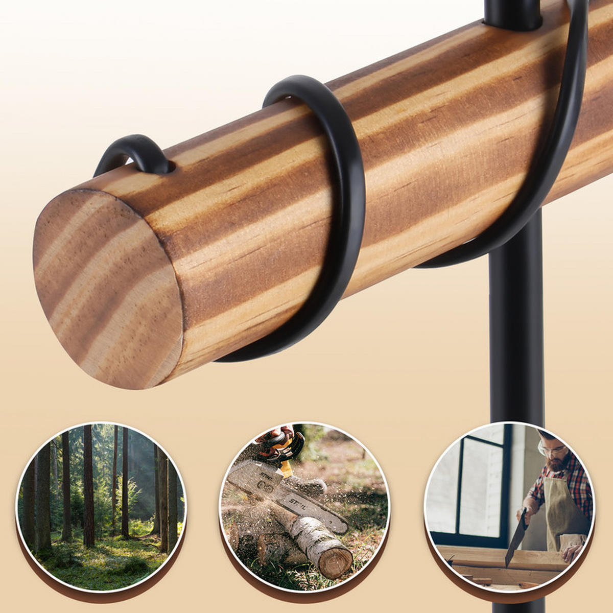 TISCHLEUCHTE Engelbert II 20/15cm - Schwarz, Metall (20/15/46cm) - Nettlife