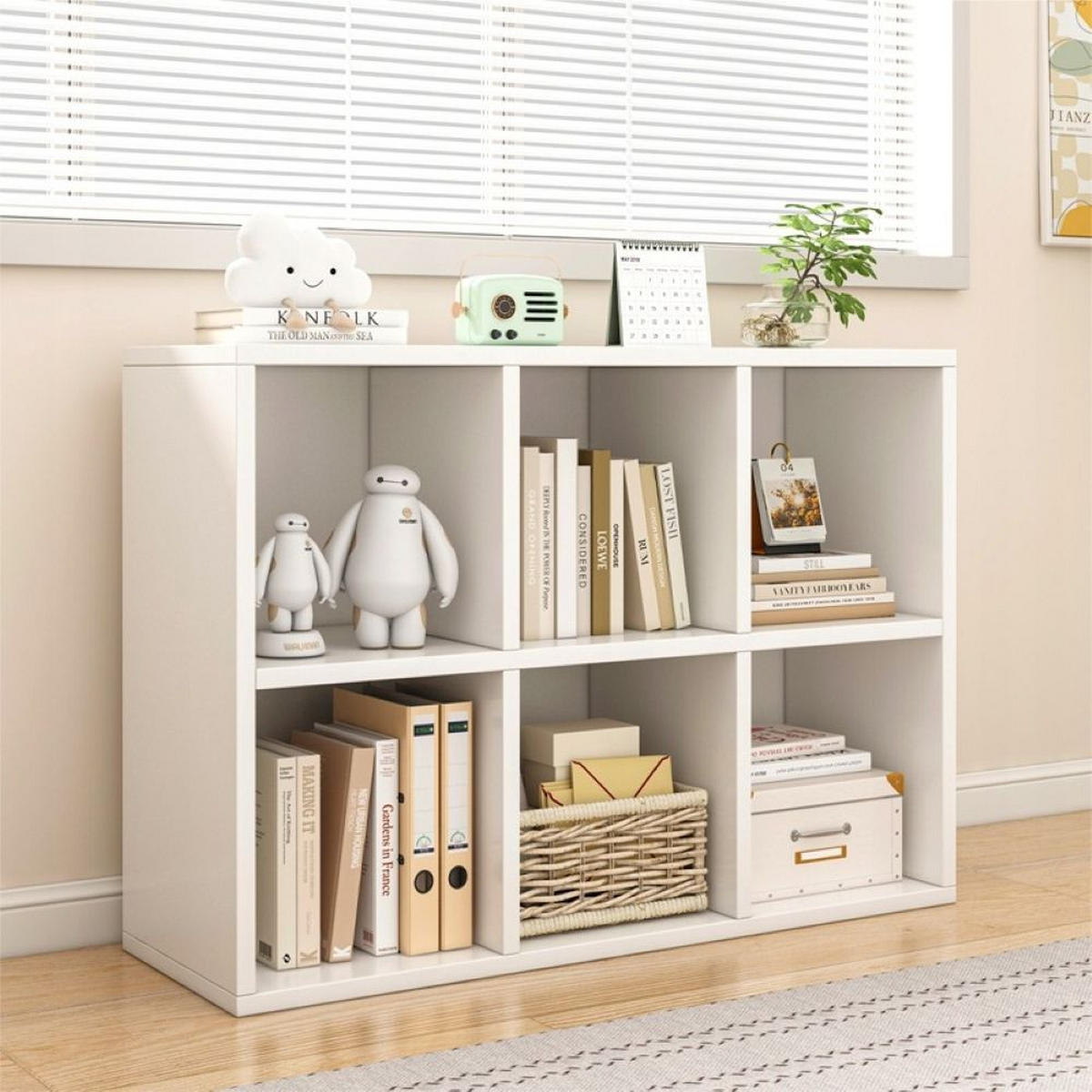 BÜCHERREGAL, weiß 90/60/30 cm - Weiß, Holzwerkstoff (90/60/30cm)