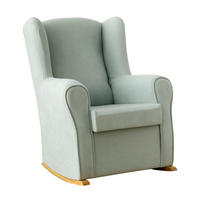 SCHAUKELSESSEL Hilde Minze 78 cm x 102 cm - Mintgrün, Textil (78/102/91cm) - Kenay Home