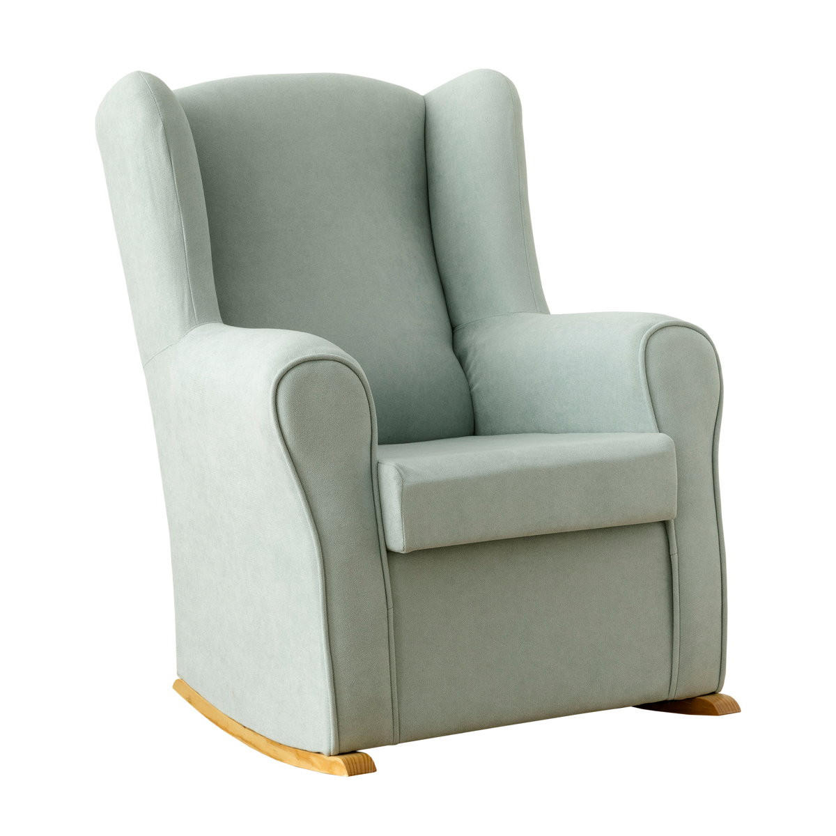 SCHAUKELSESSEL Hilde Minze 78 cm x 102 cm - Mintgrün, Textil (78/102/91cm) - Kenay Home