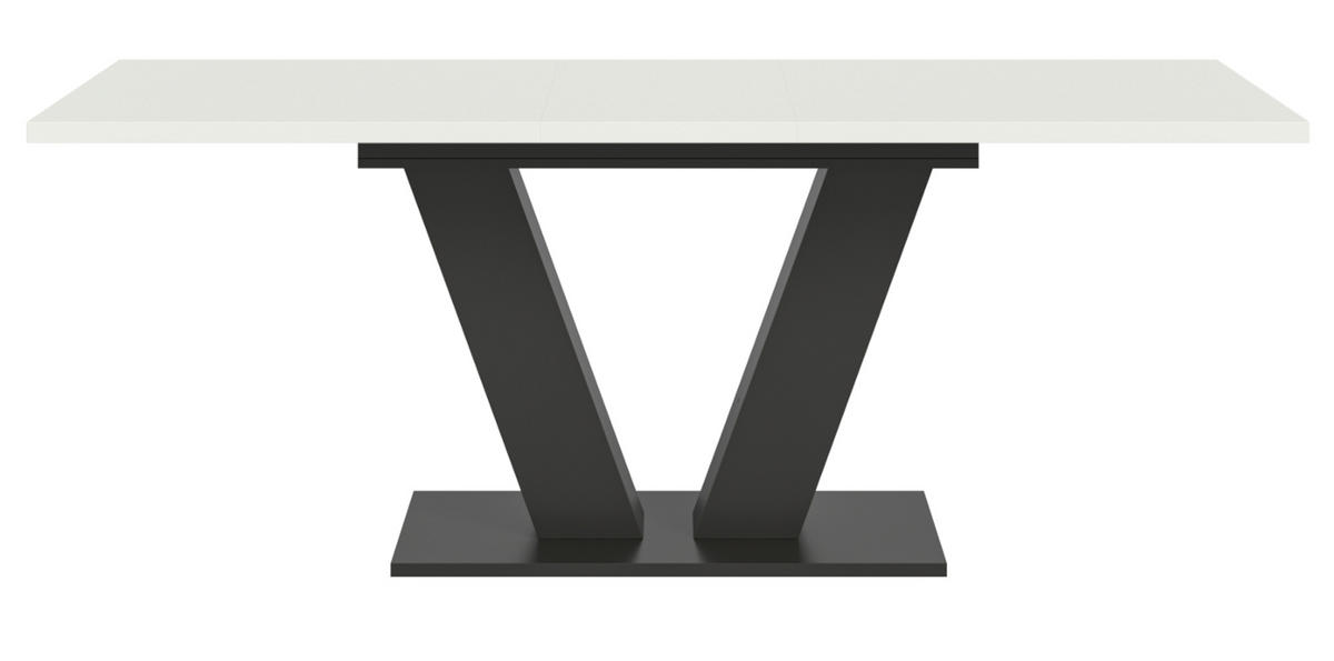 ESSTISCH weiß, grau 150 - 190 cm, Küchentisch ausziehbar - Weiß/Grau, Holz/Holzwerkstoff (150/90/76cm) - Inn.Furn