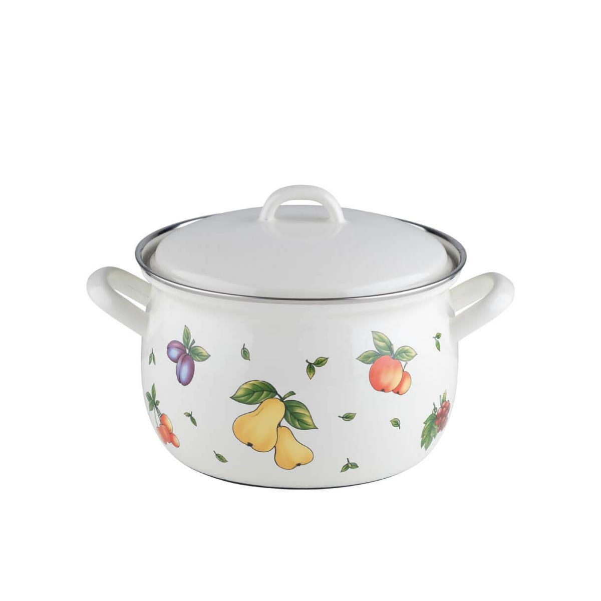 FLEISCHTOPF Fruit Garden - Weiß, Metall (16cm) - Riess