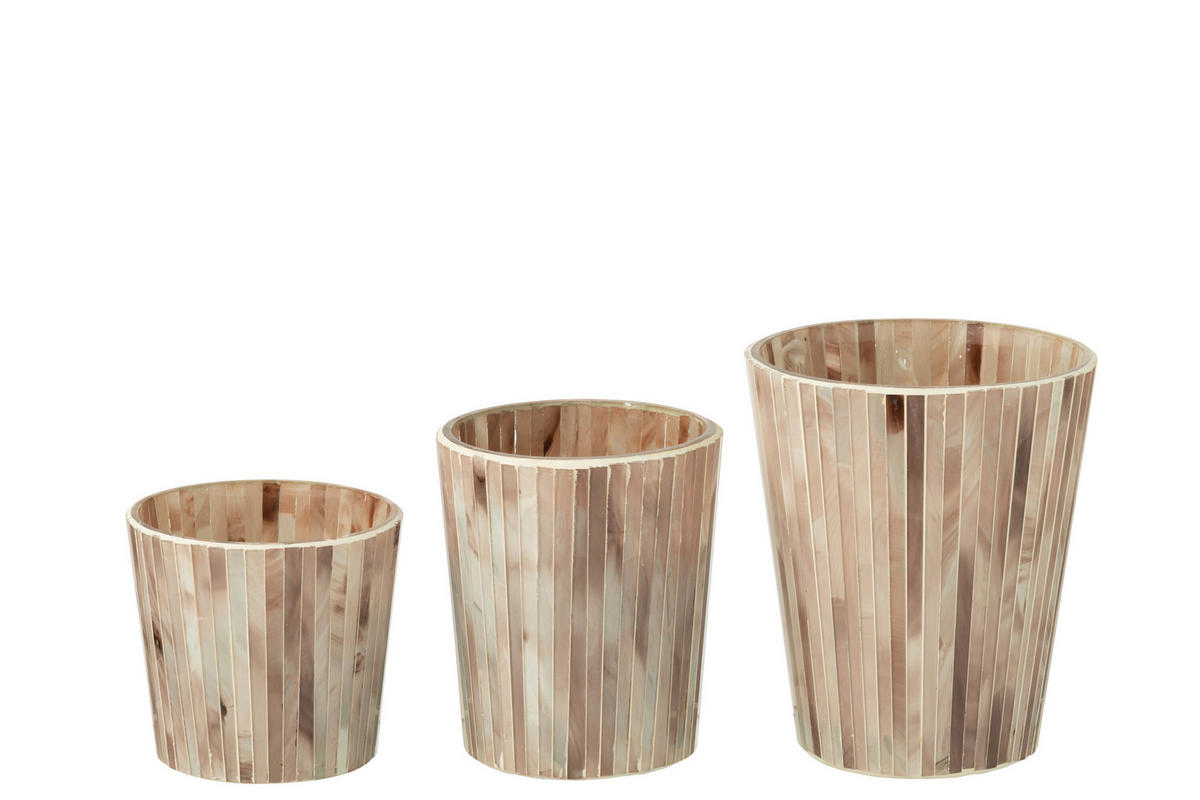 DUFTKERZE NOA - Rosa - L - 75 Std. - Pink, Paraffin (15.5/18.5cm) - J-Line