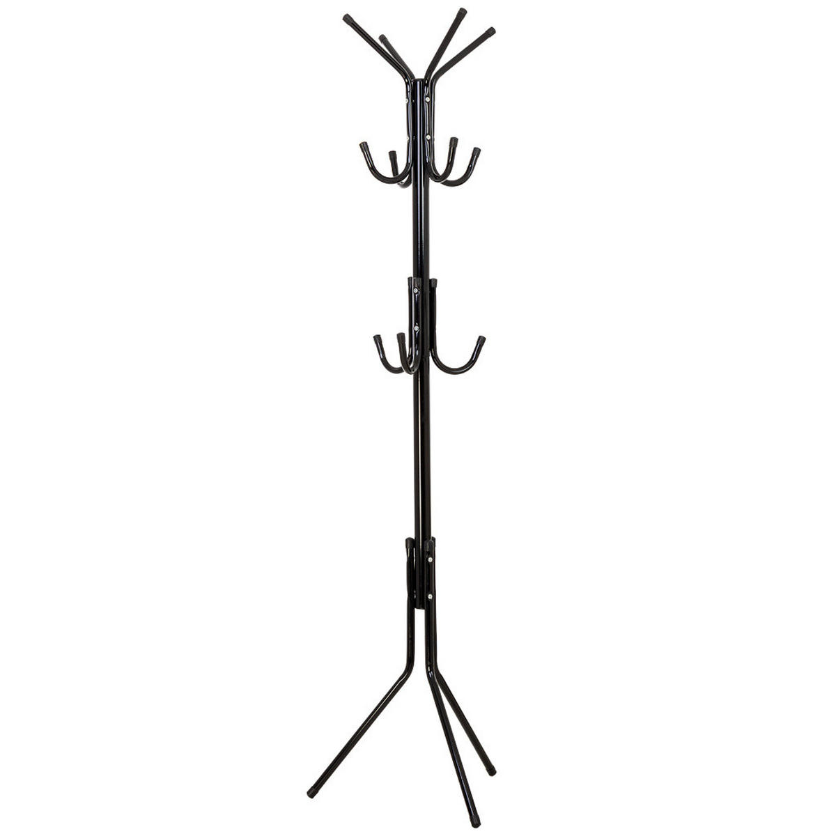 GARDEROBE aus metall - Schwarz, Metall (44/173/44cm) - Wanderlust