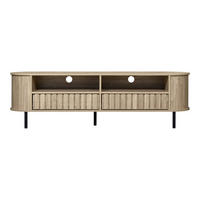 TV-ELEMENT 160/40/48 cm Natürlich mit 2 Schublade und 2 Schränken - Ahornfarben, Holz (160/48/40cm) - Oxeza