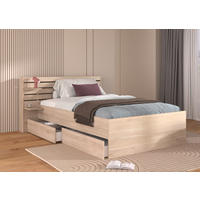 BETTRAHMEN - 1 Person-Sitzer - Holz, Platte - Naturfarben Hell - - Naturfarben, Holz (120/200cm) - Vente-Unique